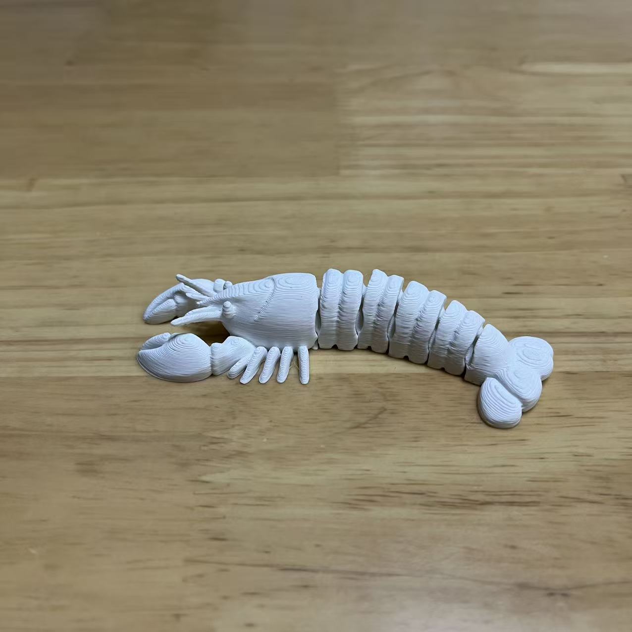 Miniatura 1 do modelo 3D 龙虾-可活动关节的动物-可动动物儿童解压动物玩具