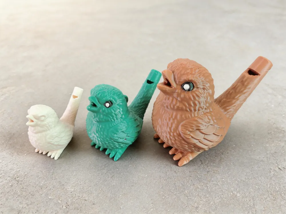 Bird Whistle | Add water, and it whistles like a real bird - Free 3D ...