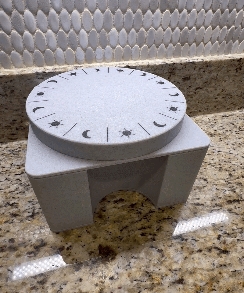 Rotating Pill Dispenser – No Supports, No Hardware