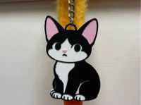 德文猫猫车贴和钥匙链