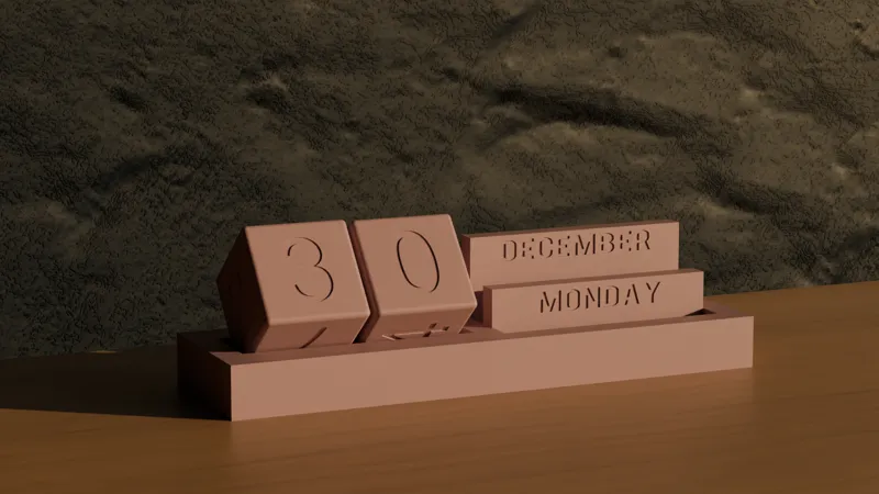 Perpetual Calendar - Home Decoration