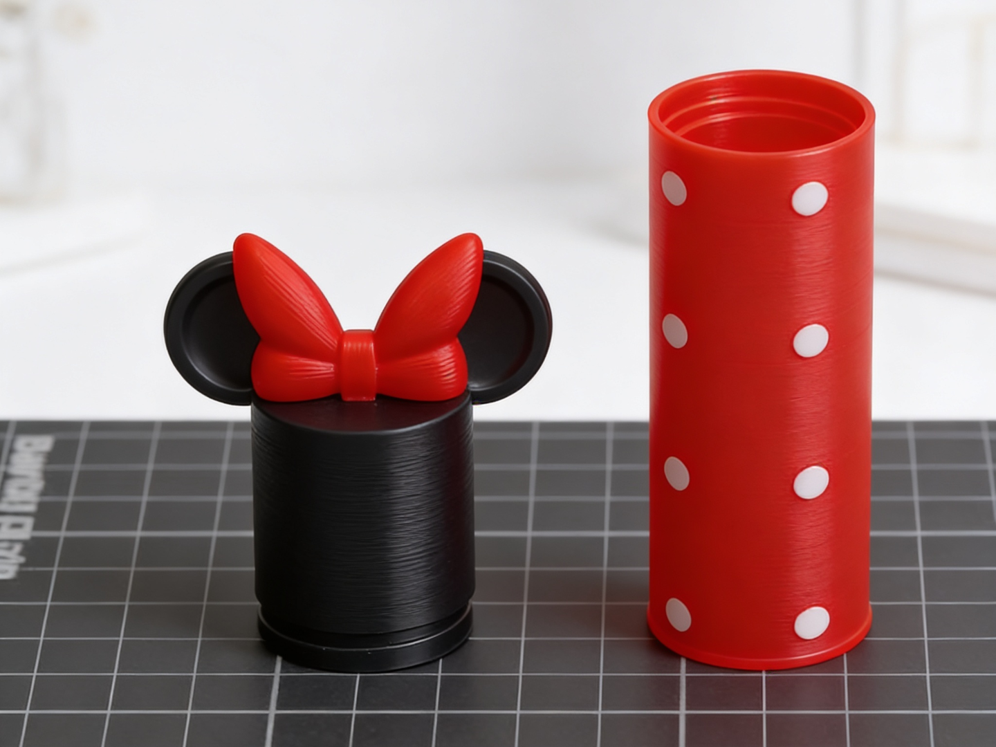 Minnie, chaveiro, porta batom/objetos lip balm