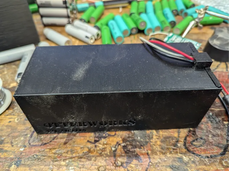 12v battery box for liPO battery.