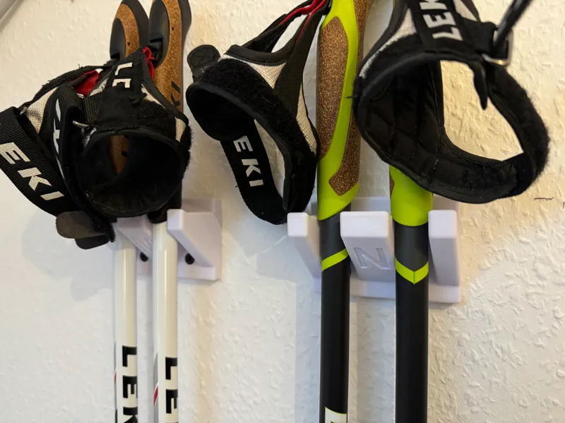 Nordic Walking Poles Holder (wall mounted)