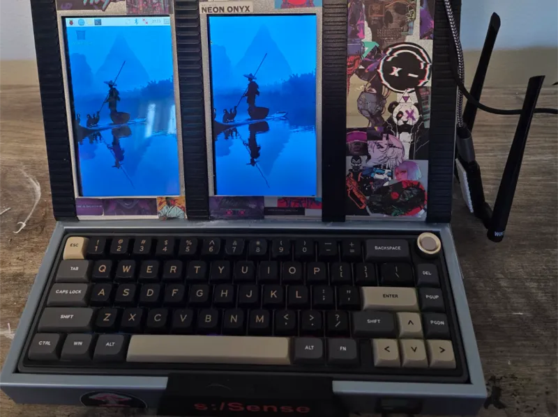 Cyber Deck Computer Raspberry Pi