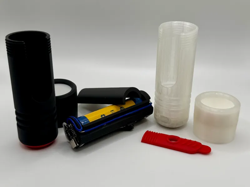 Rechargable Flashlight - USB C - 18650 Batteries
