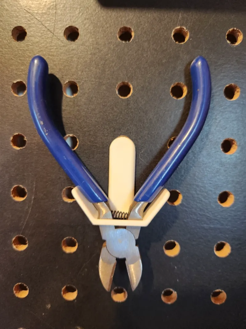 Pliers/Cutter Holder for Peg Board