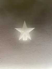Caches en étoile pour guirlandes lumineuses de Noël — photo 3