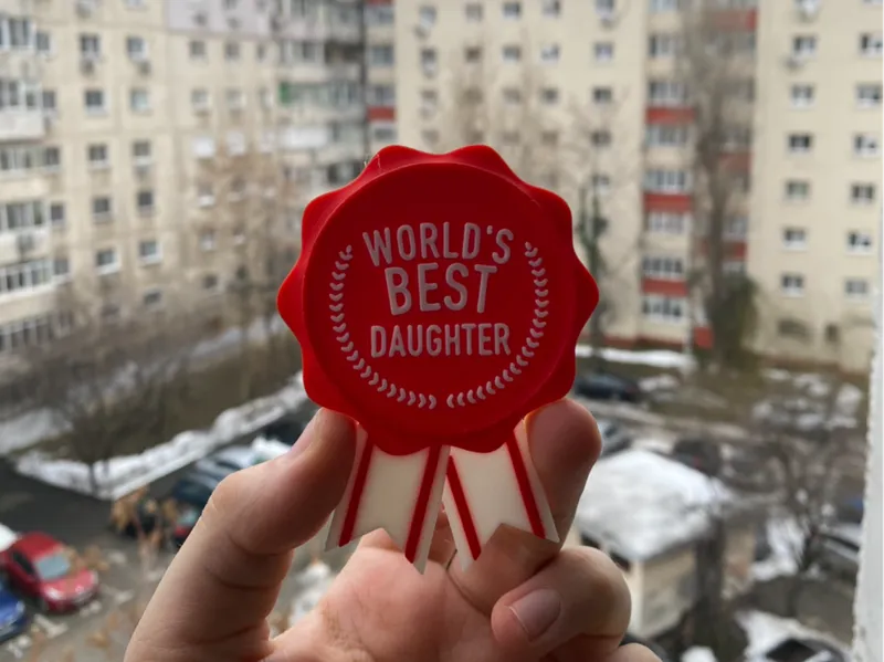 World's Best Daughter Medal