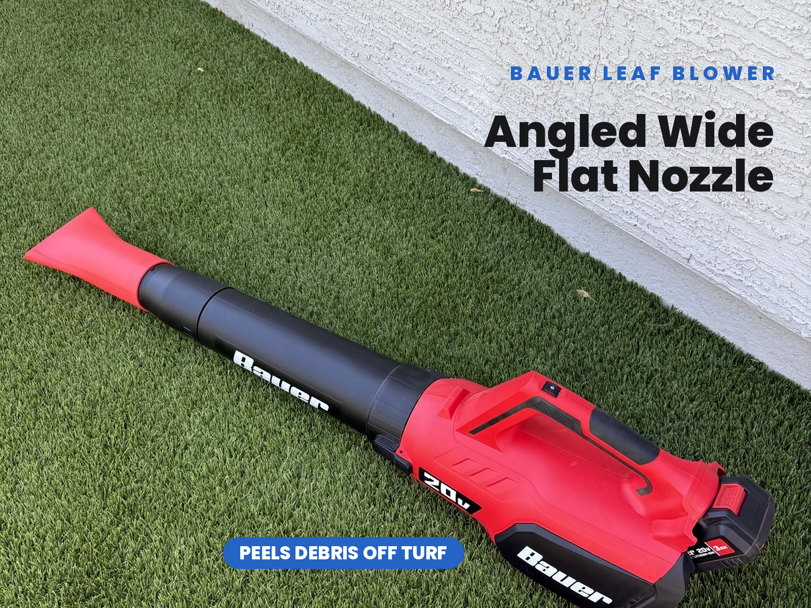 Bauer Leaf Blower Angled Wide Flat Nozzle