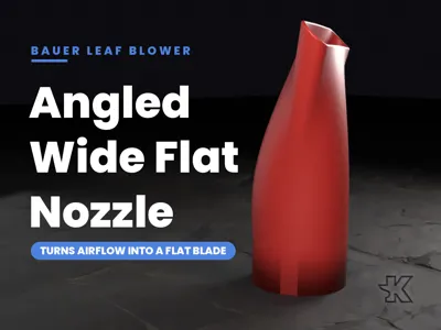 Bauer Leaf Blower Angled Wide Flat Nozzle