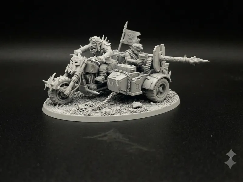 Fantasy Goblin Bike Infanterie