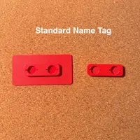 Standard Name Tag Size