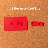 US Business Card Name Tag Size