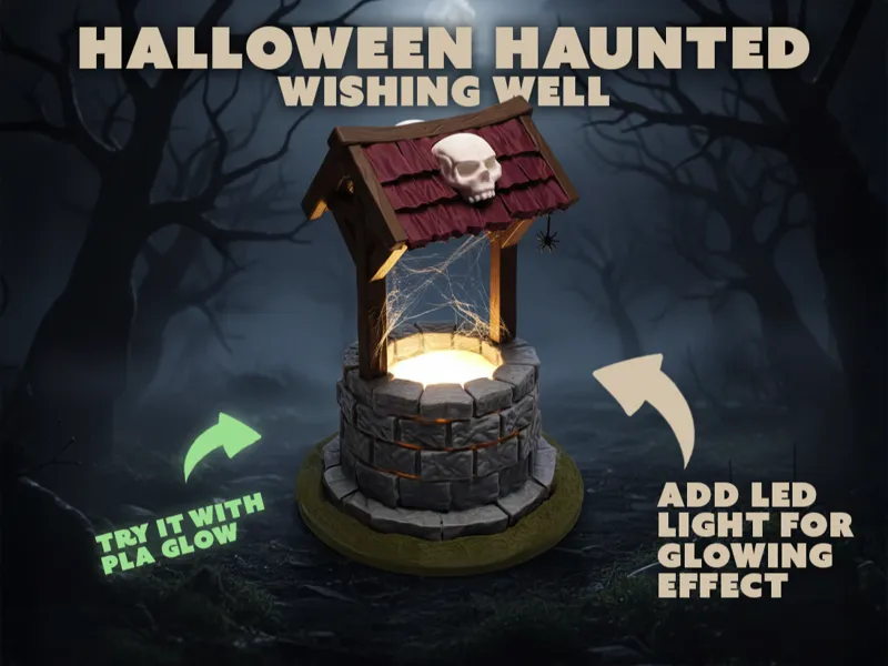 Halloween Haunted Wishing Well