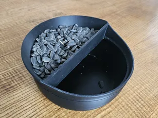 Seed & Pistachio Bowl with Shell Opening