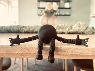 Ballman With Articulated Arms And Legs