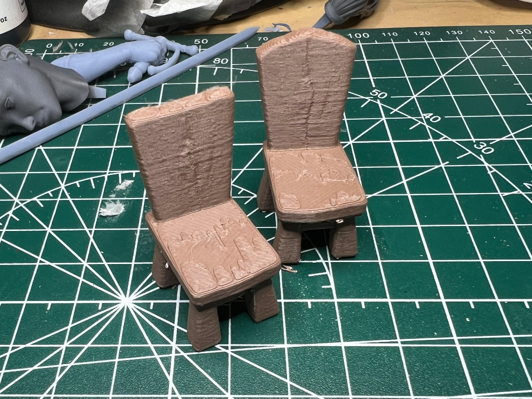 Sedie Fantasy per DnD Miniatures