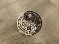 Ø200 mm disc, Ø60 mm crown, 0.2mm layer, 3 walls, 15% infill