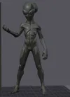 Anime-style alien 7 colors
