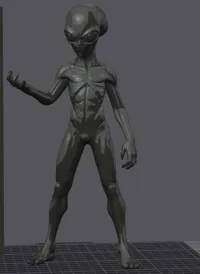 Alien estilo anime 7 colores