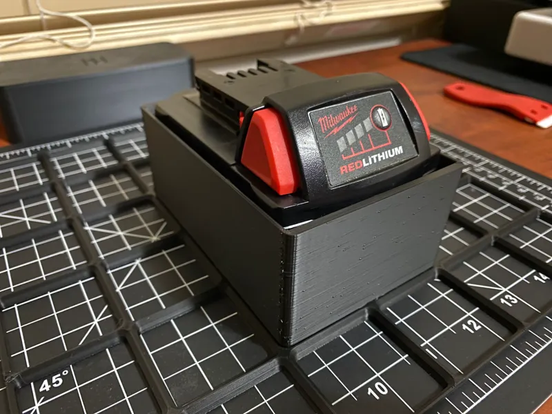 Gridfinity - Milwaukee XC 4.0 Battery Bin