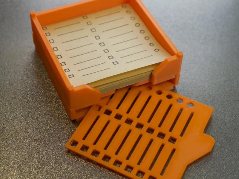 Post it organiser