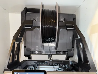 X1 Top Spool Holder - Remixed Front Installation