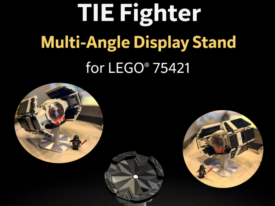 TIE Fighter Display Stand 75421 Multi Angle LE.GO