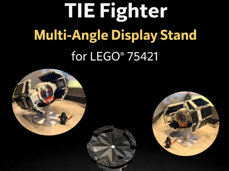 TIE Fighter Display Stand 75421 Multi Angle LE.GO