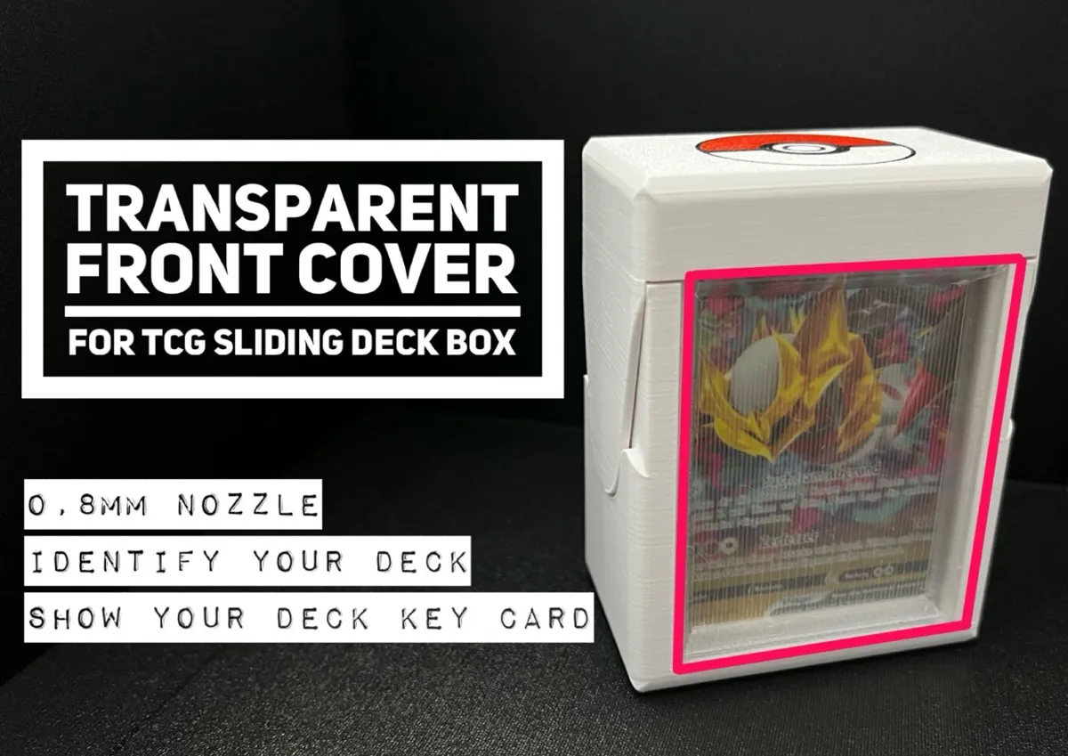 Extension: Deckbox - Transparent Front Panel - Free 3D Print Model ...