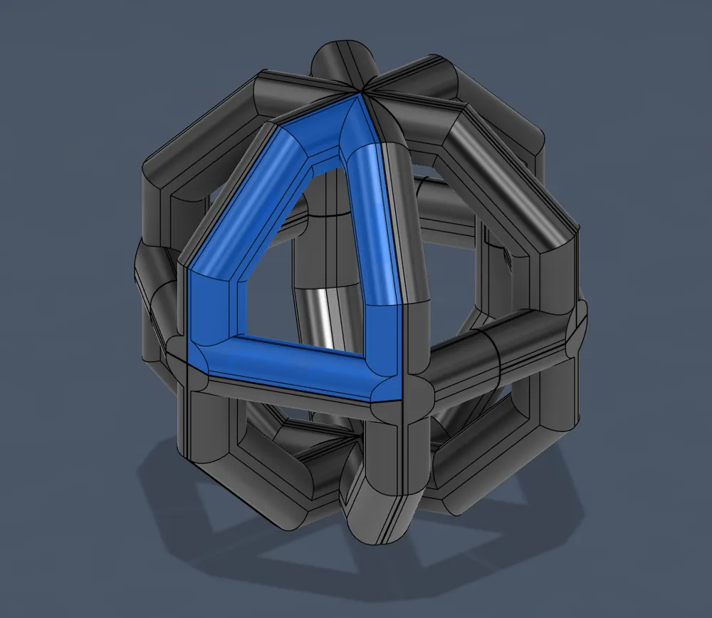 Polygon magnetic puzzle - Free 3D Print Model - MakerWorld