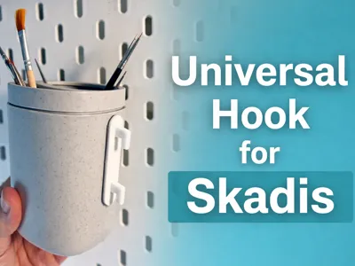 Universal Hook – Compatible with IKEA SKADIS