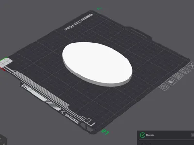 Simple black round base for figure or statue