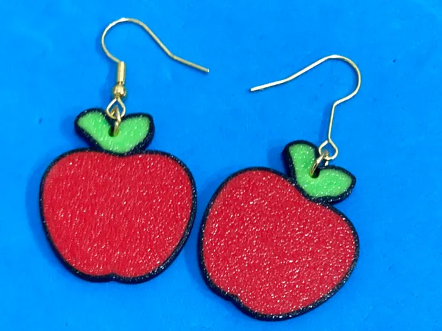 Apple earrings