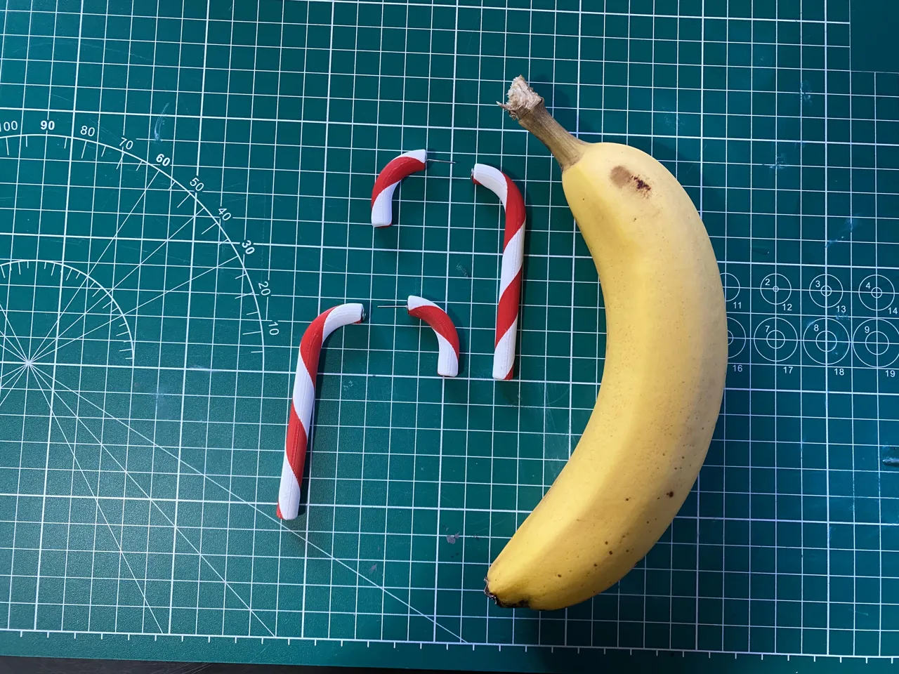 Candy Cane Christmas Earrings view 4
