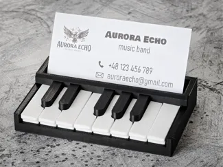 Business card box - musician, music group