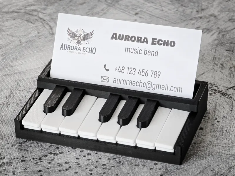 Business card box - musician, music group