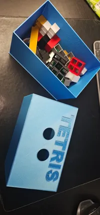 Boîte de rangement pour jeu de blocs Tetris — photo 1