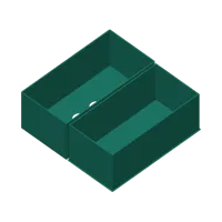 Boîte de rangement pour jeu de blocs Tetris — photo 2
