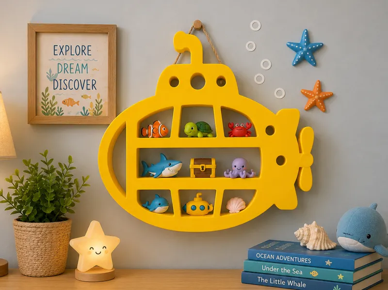 Submarine Kids Shelf - Scalable