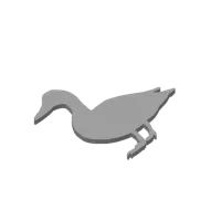 Canard phosphorescent - badge décoratif — photo 2