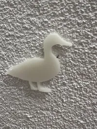 Canard phosphorescent - badge décoratif — photo 1