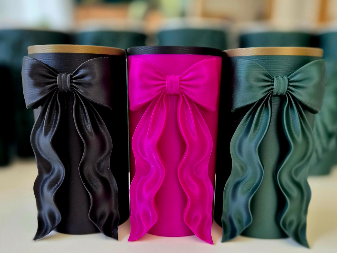 Bow bloom self-watering pot vase