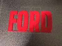 Lettres logo automobile américaine — photo 1
