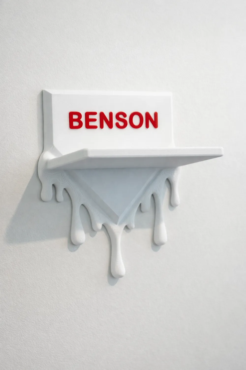 Melting Home Plate Display Shelf - Customizable - Free 3D Print Model ...