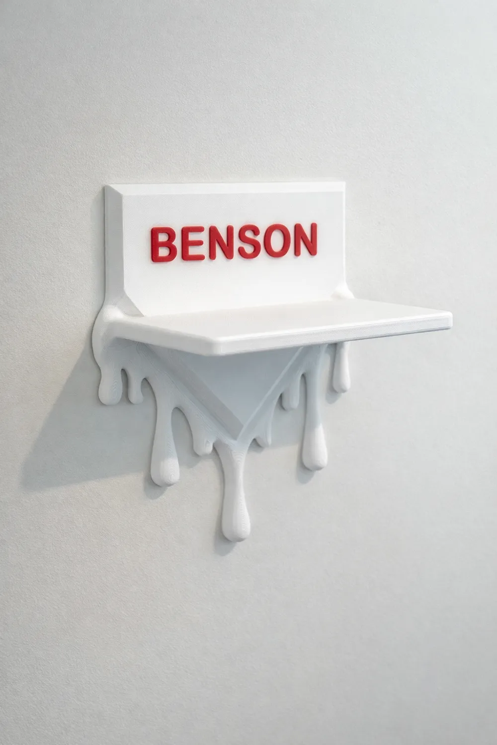Melting Home Plate Display Shelf - Customizable - Free 3D Print Model ...