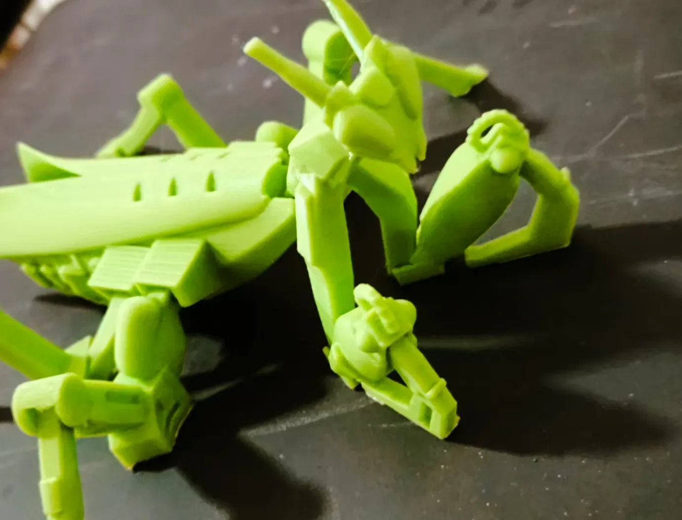 Entegre baskılı hareketli Mecha Mantis (optimize edilmiş)