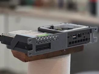 10in 1U rack mount for mini-pc (gmktek g3) w/ HDD