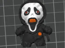 ghostface fuggler keyring  keychain